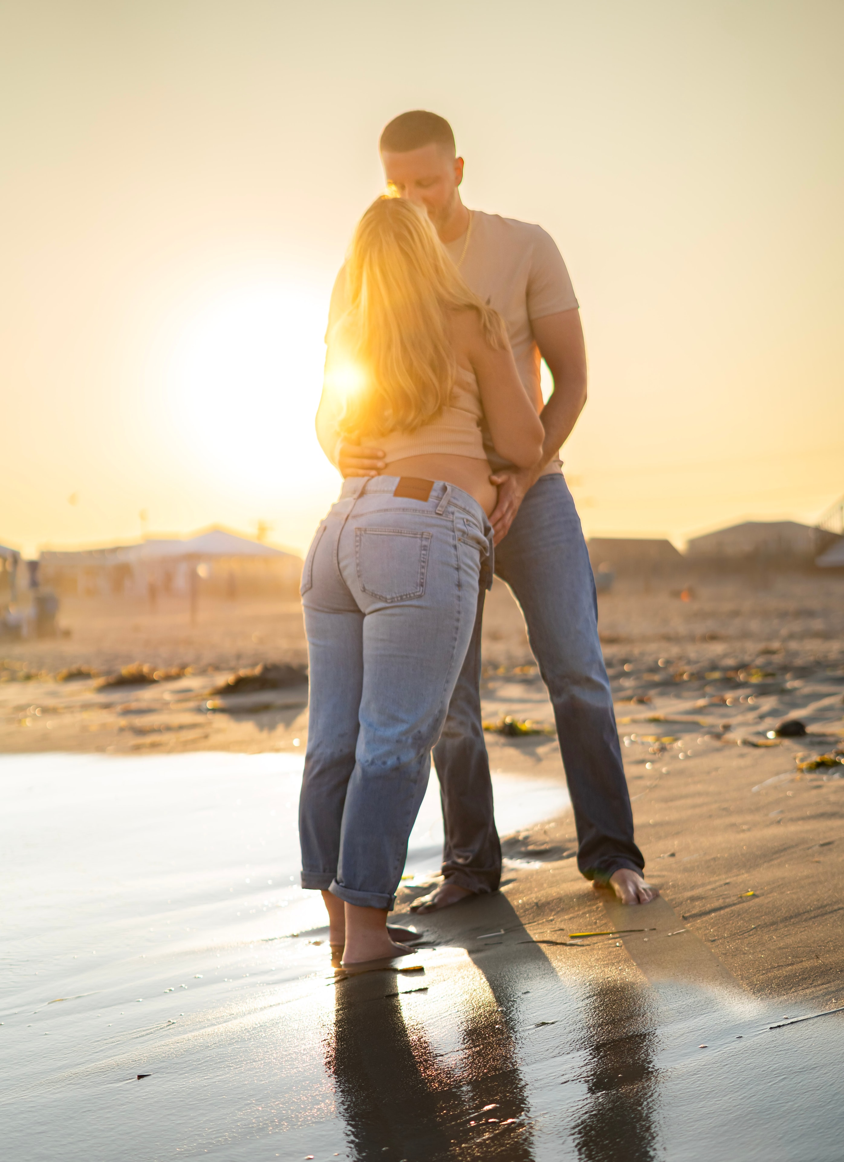 Couple at golden hour